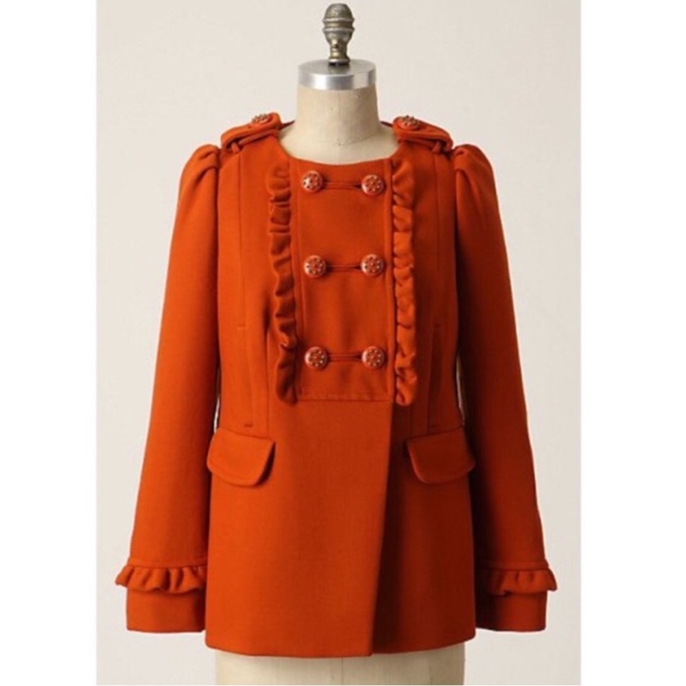 Anthropologie Sunlit Grove Coat by Leifsdottir